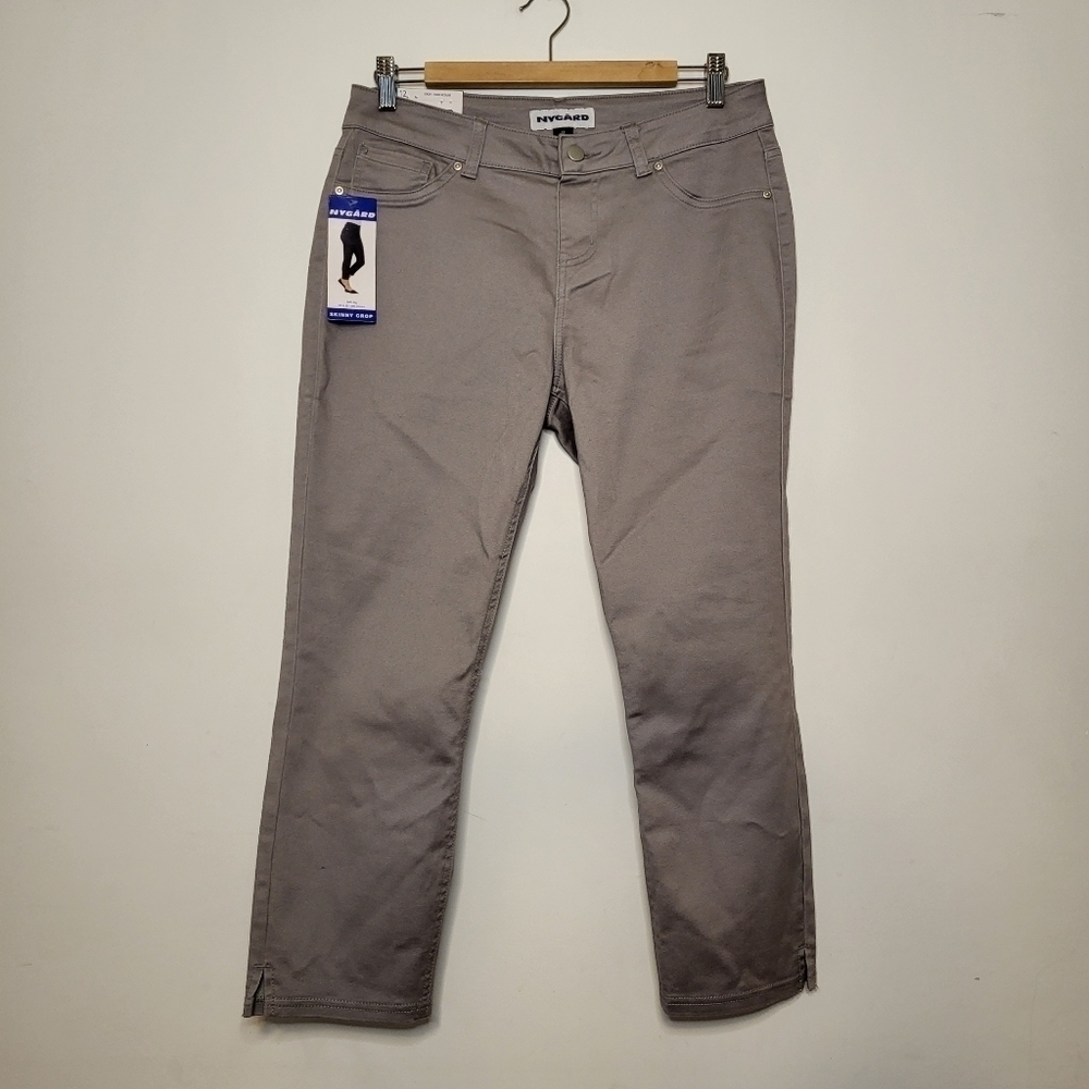 Nygard Slim Leg Skinny Crop Pant Size 12